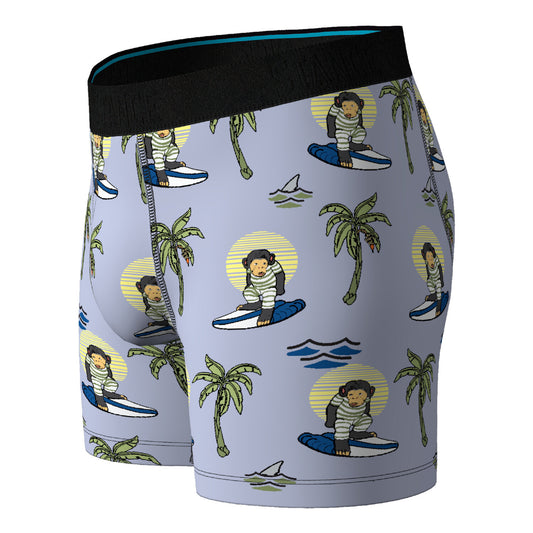 Monkey Surfs Boxer Briefs