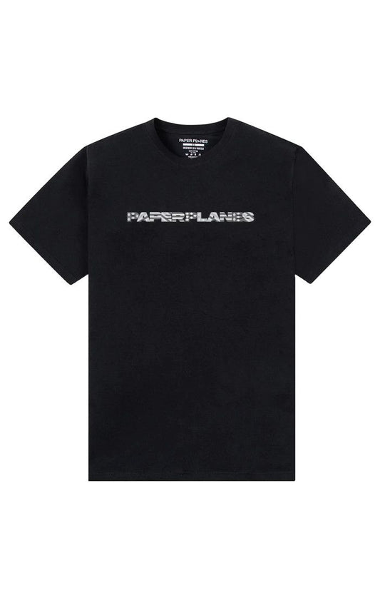 Diamond And Stripes Tee Black