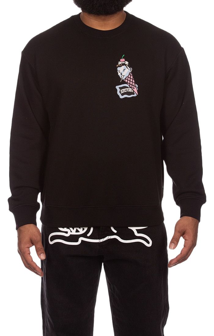 ICE CREAM- Coneman Sweatshirt (Black)