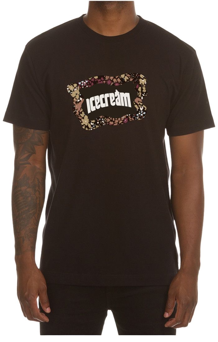 ICE CREAM- Flag Tee (Black)