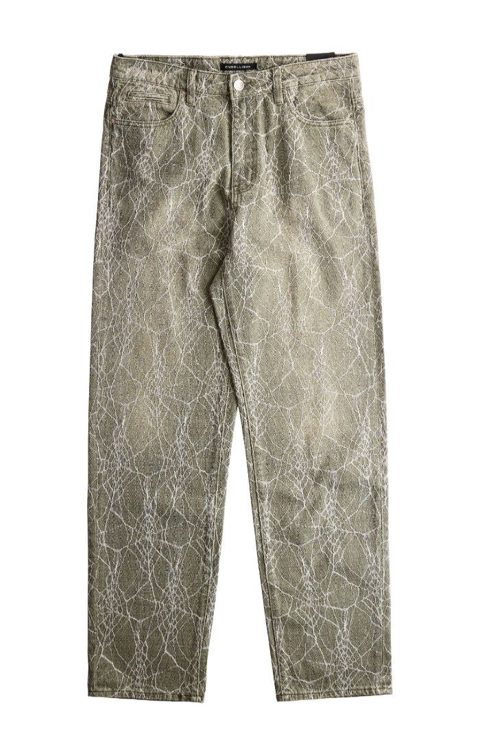 EMBELLISH- Spider Straight Fit (Light Green)