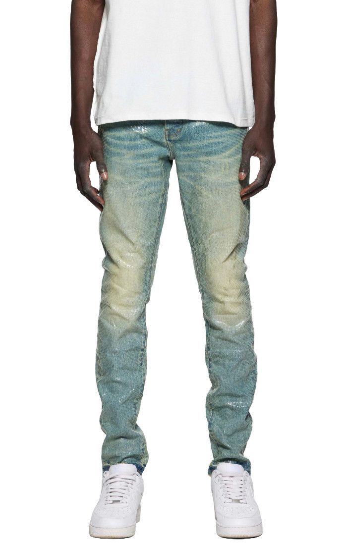PURPLE- Tiled Overlay Denim