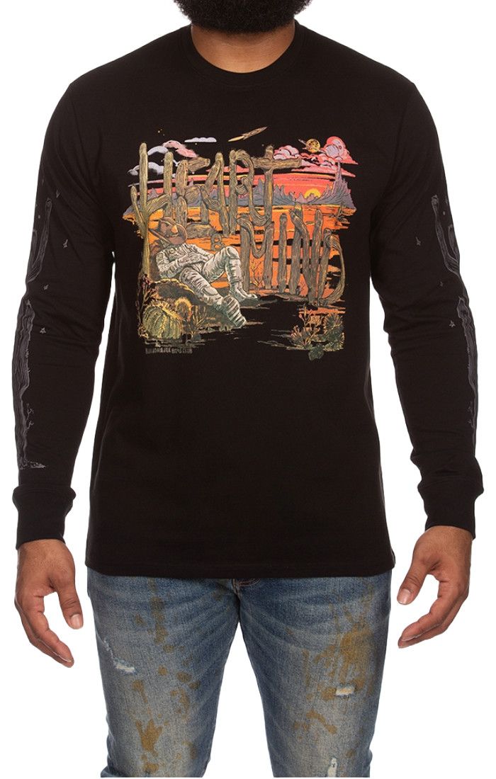 BILLIONAIRE BOYS CLUB- Siesta LS Knit (Black)