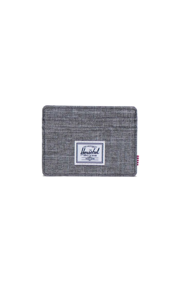 HERSCHEL- Charlie Card Holder (Raven Crosshatch)