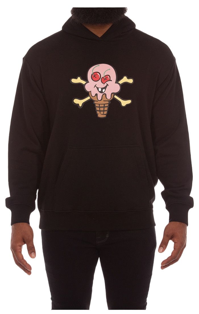 ICE CREAM Cones Hoodie (Black)