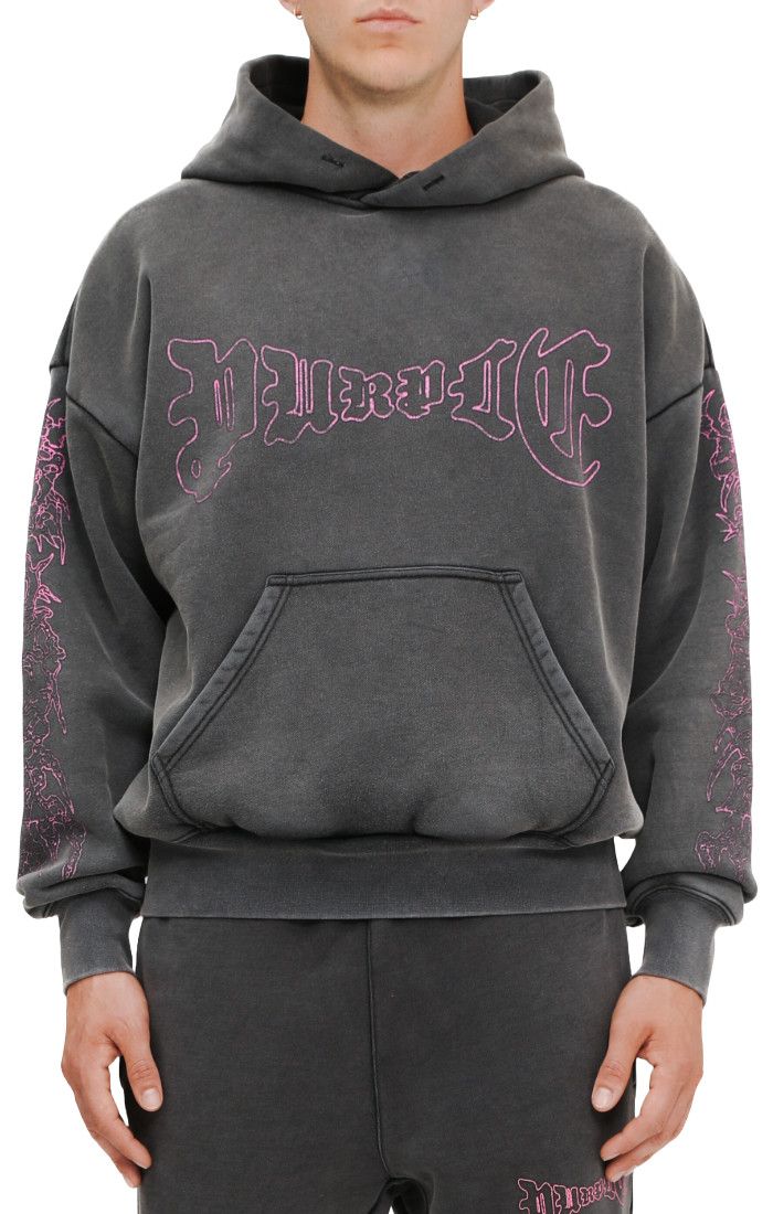 PURPLE- Arched Gothic Hoodie