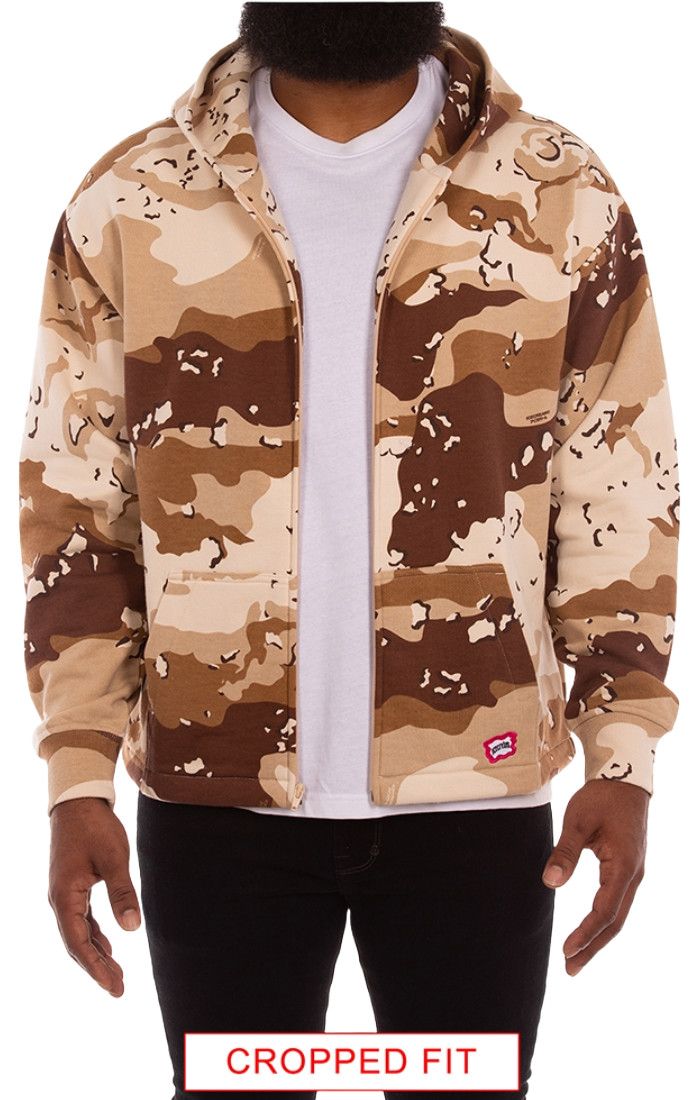 ICE CREAM- Shift Zip Front Hoodie (Crop Fit)