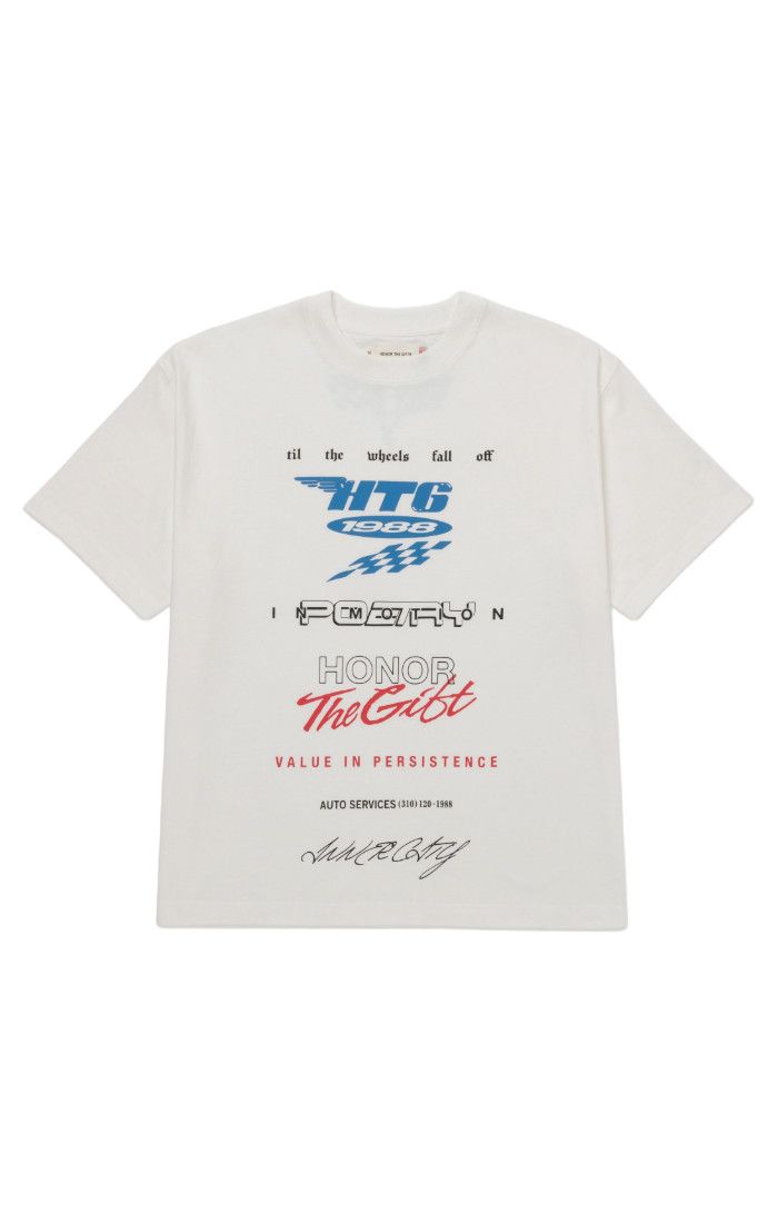HONOR THE GIFT- Persistence Race Tee (White)