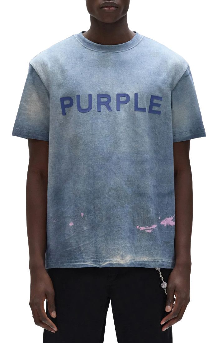 PURPLE Wordmark Tee (Blue)