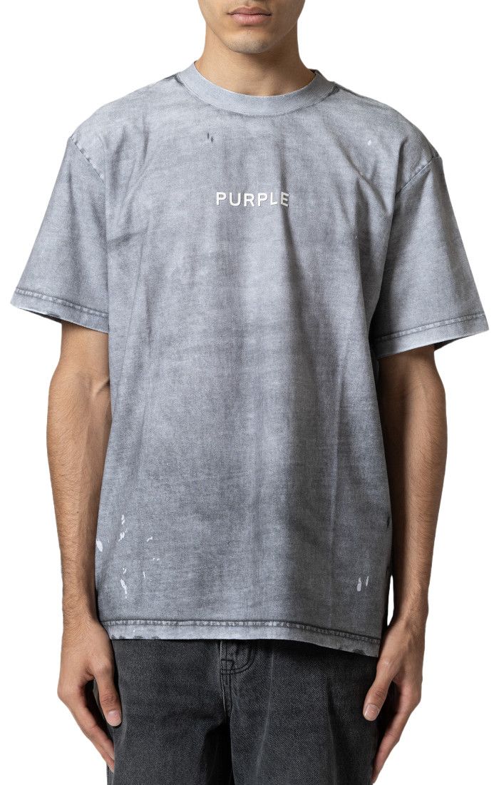 PURPLE Small Wordmark Logo Tee