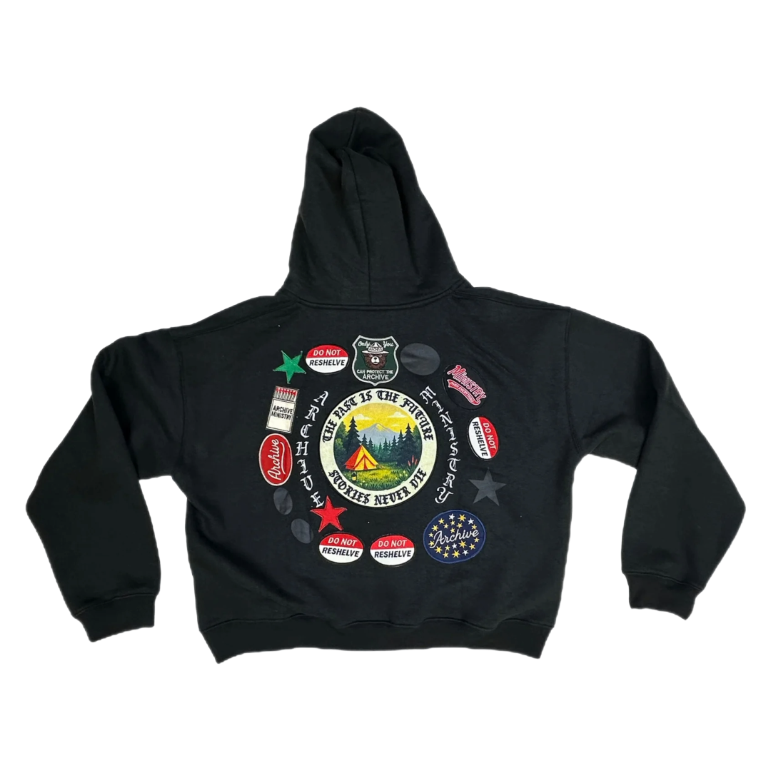 Bear Mountain Camp Studded Double Zip Hood