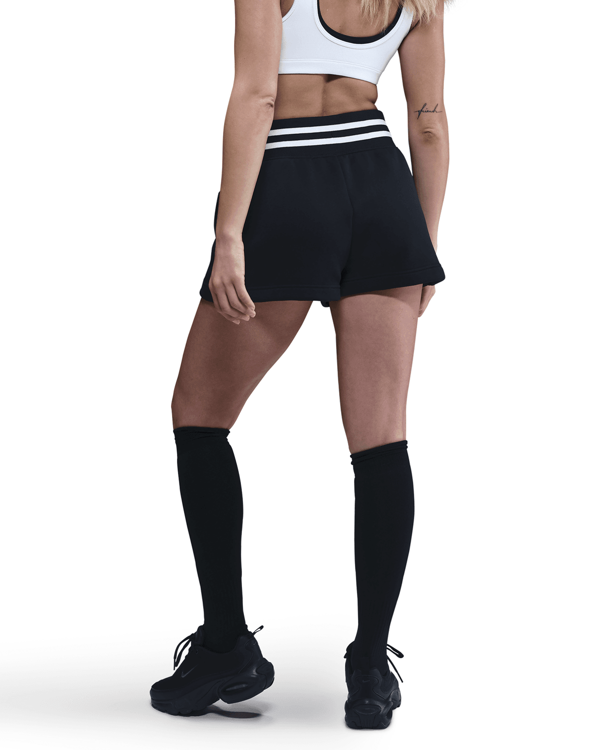 Phoenix Fleece High-Waisted Graphic Shorts
