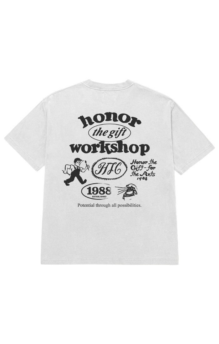 HONOR THE GIFT Honor Workshop Tee (Bone)