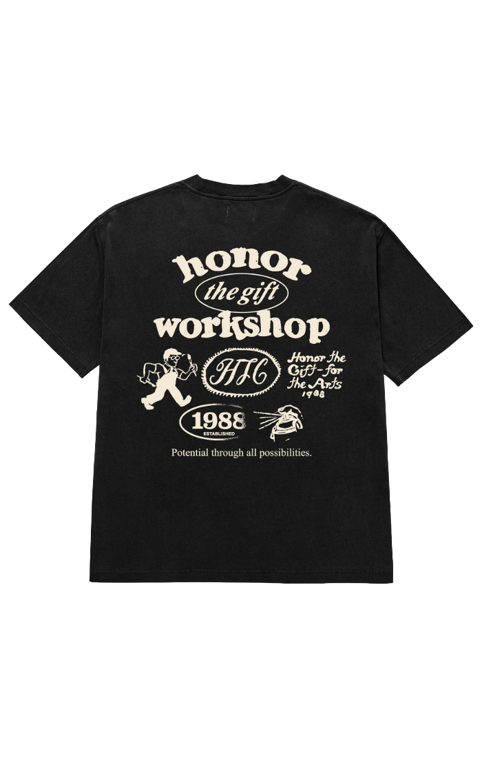 HONOR THE GIFT Honor Workshop Tee (Black)