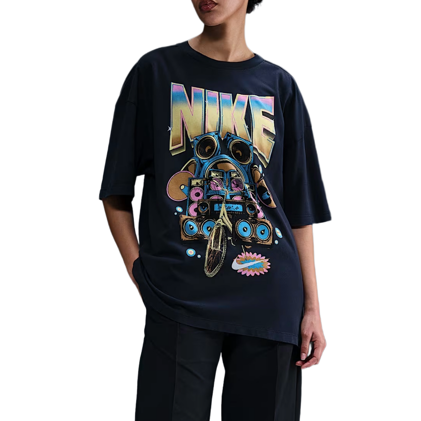 Oversized Short-Sleeve Graphic T-Shirt