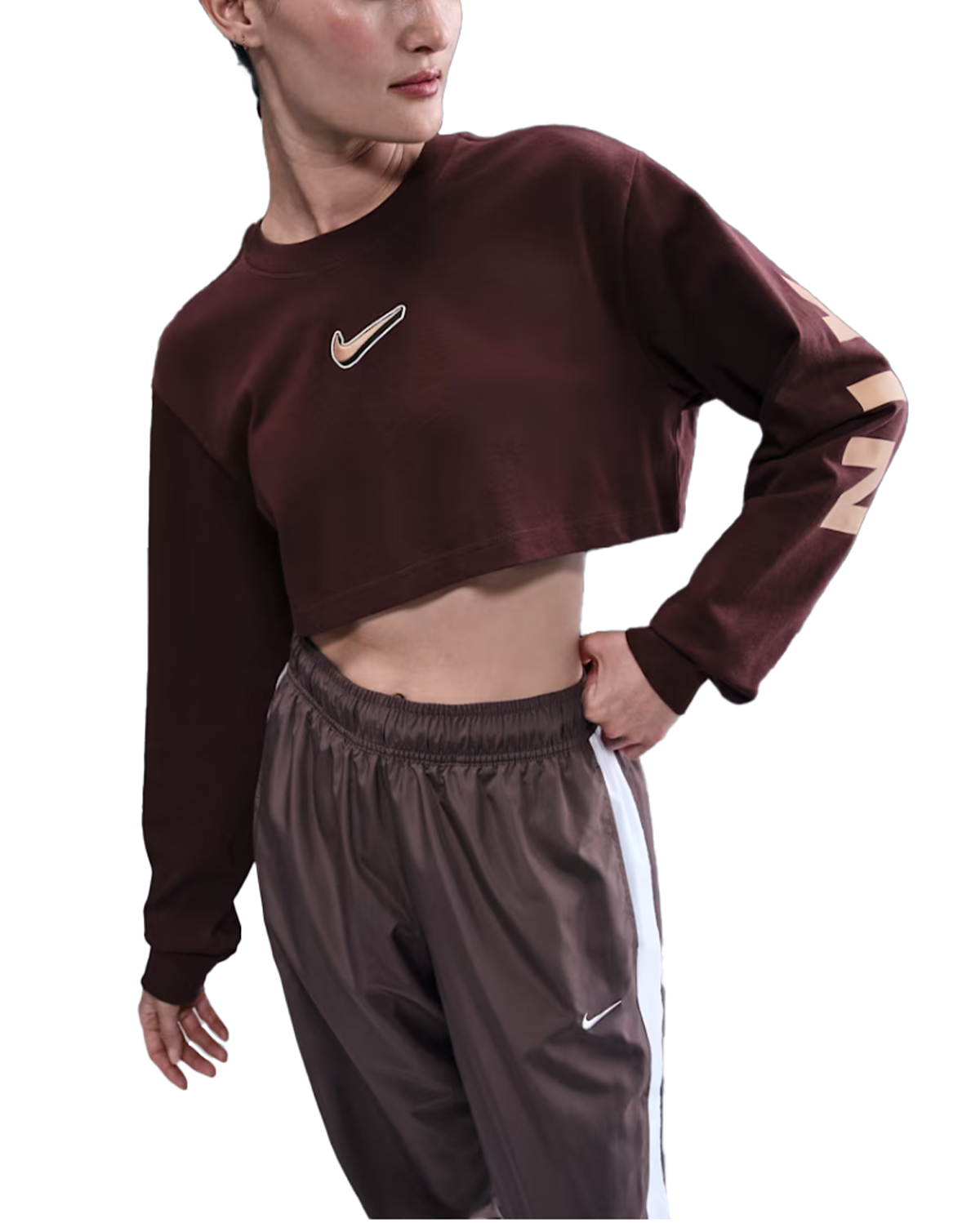 NIKE Sportswear Oversized Cropped Athletics Top