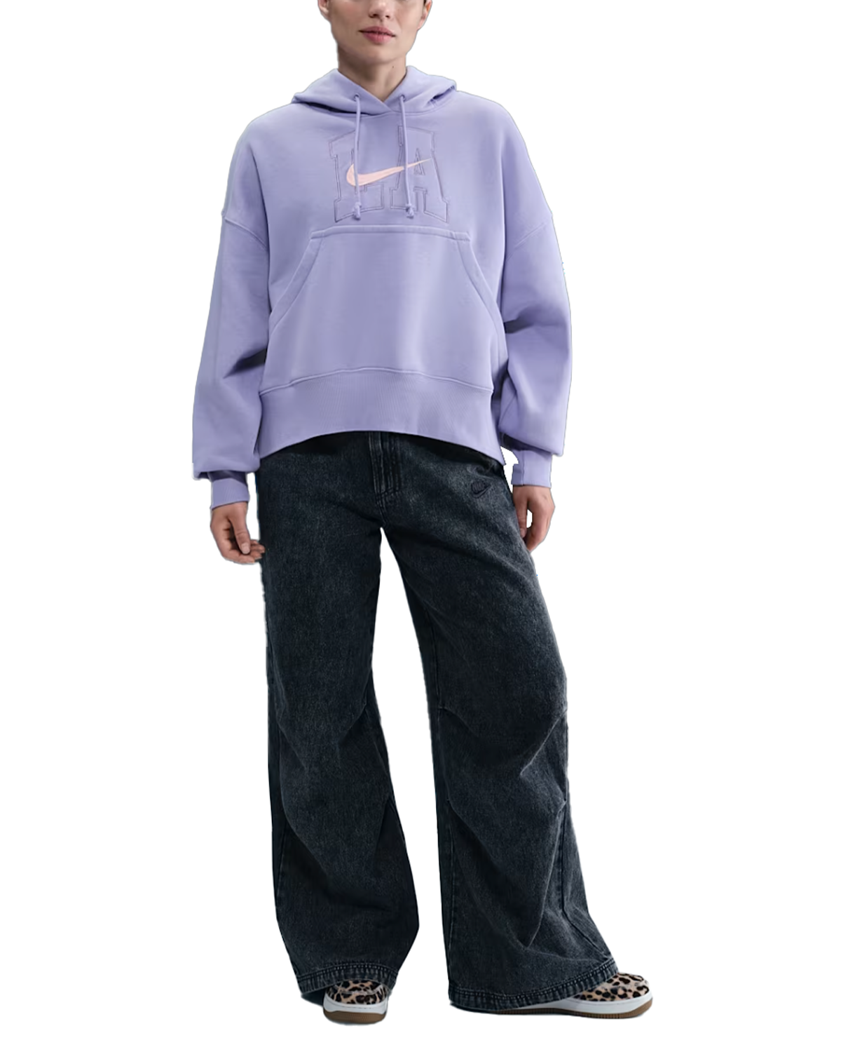 NIKE Sportswear Phoenix Fleece Oversized Hoodie Lilac