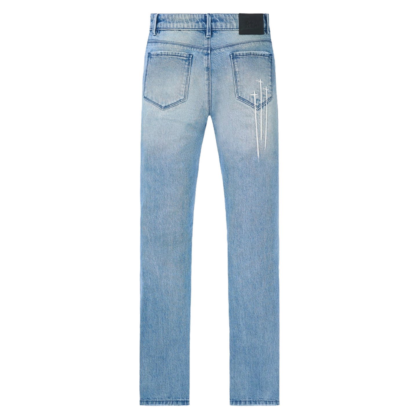 Bryant Triple Cross Skinny Jeans (Blue Haze)
