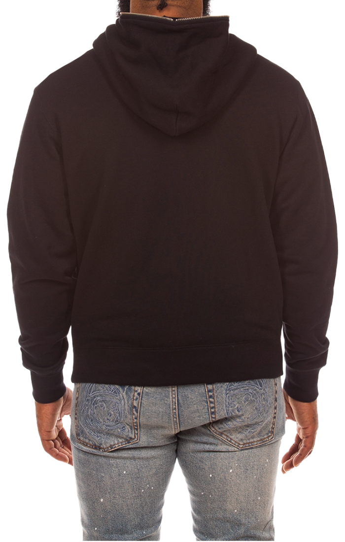 BILLIONAIRE BOYS CLUB Curve Zip Hoodie (Black)