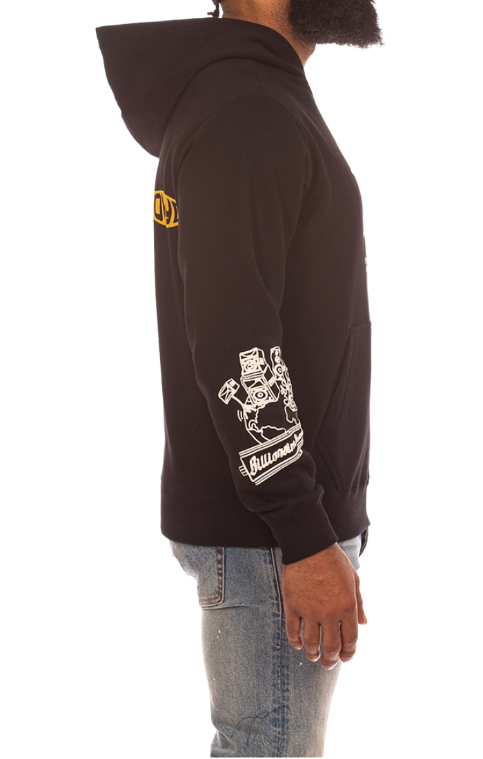 BILLIONAIRE BOYS CLUB Motion Hoodie (Black)