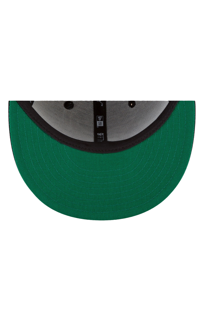 PAPER PLANES- The Original Crown 9Fifty Snapback (Black/Green Undervisor)