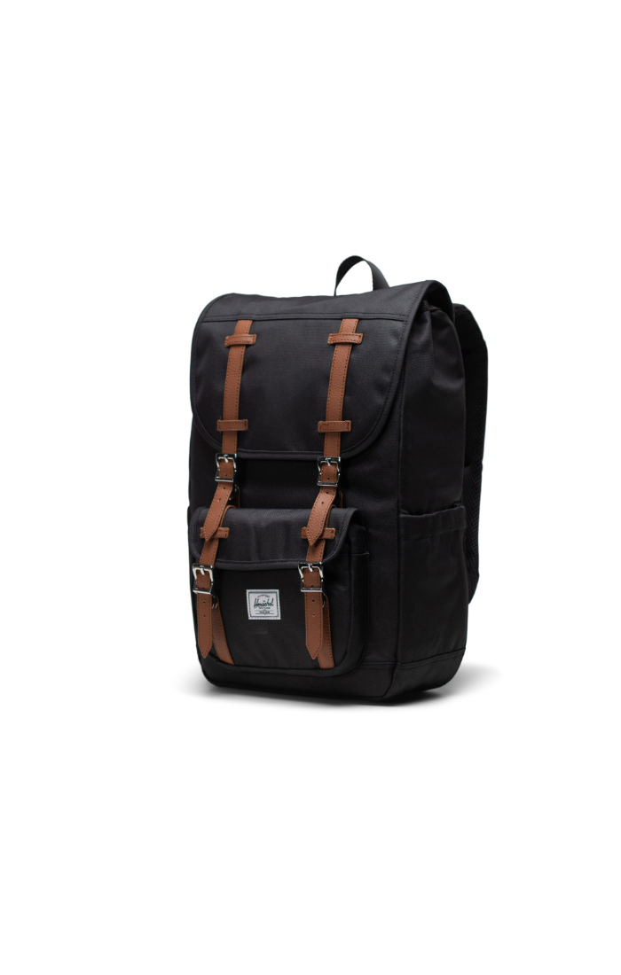 HERSCHEL- Little America Mid Backpack (Black/Tan)
