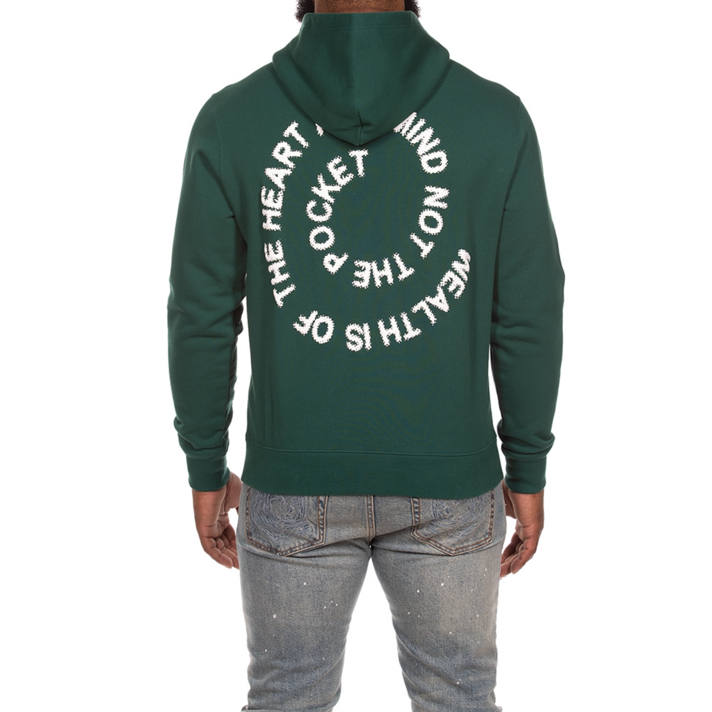 Script Hoodie (Rain Forest)