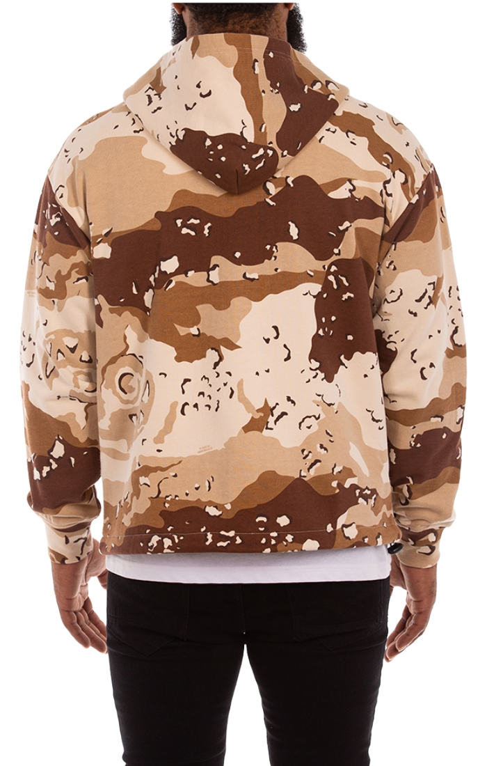 ICE CREAM- Shift Zip Front Hoodie (Crop Fit)