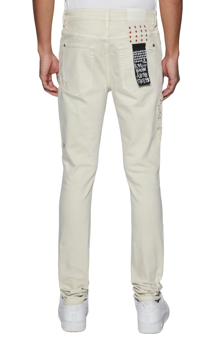 KSUBI- Van Winkle Ecru Playoff Denim
