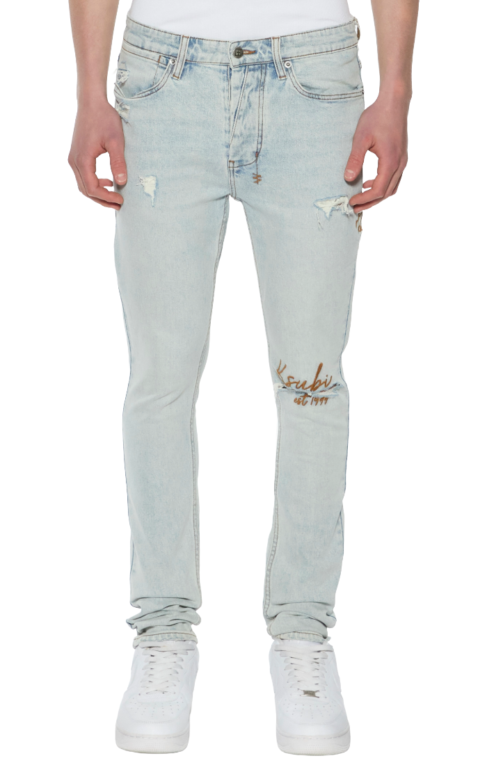 KSUBI Van Winkle Frost Blue Arch Denim