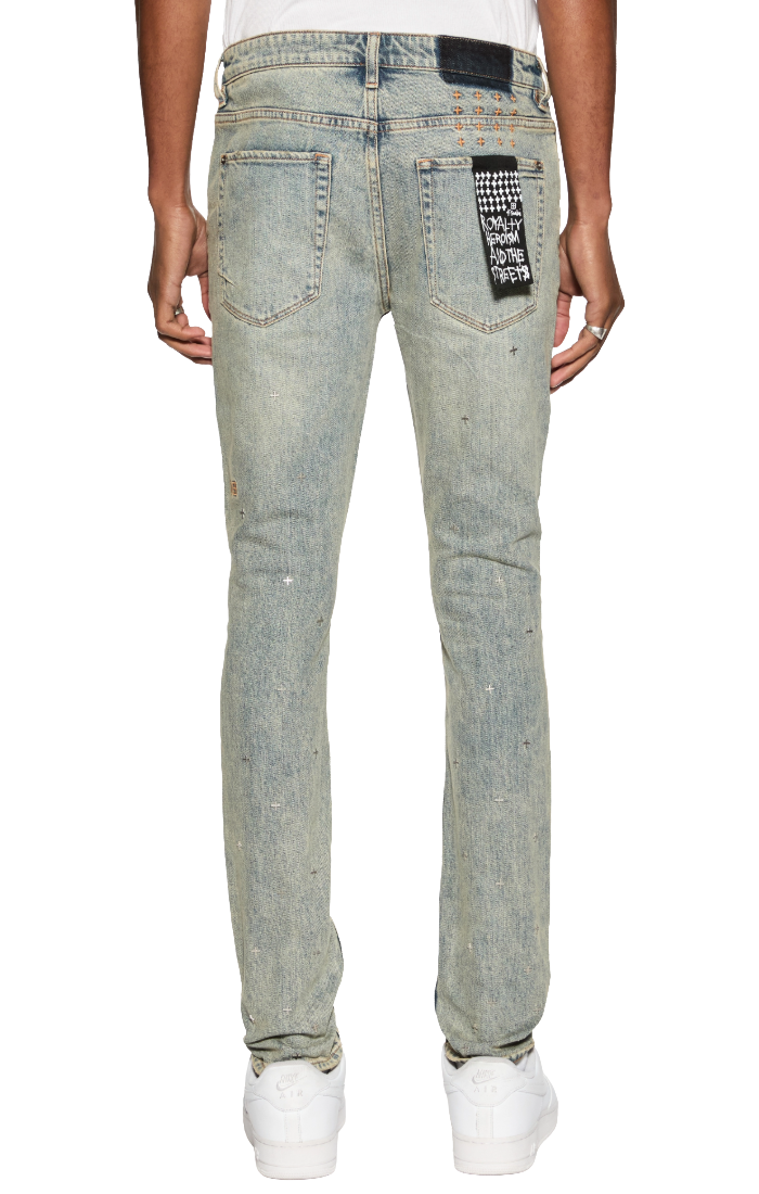 KSUBI Van Winkle Stagelight Metalik Denim