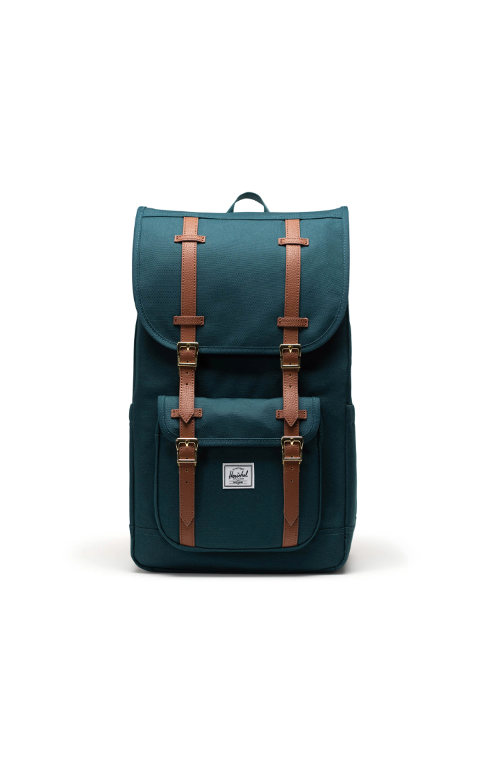 Little America Backpack Dark Sea/Tan