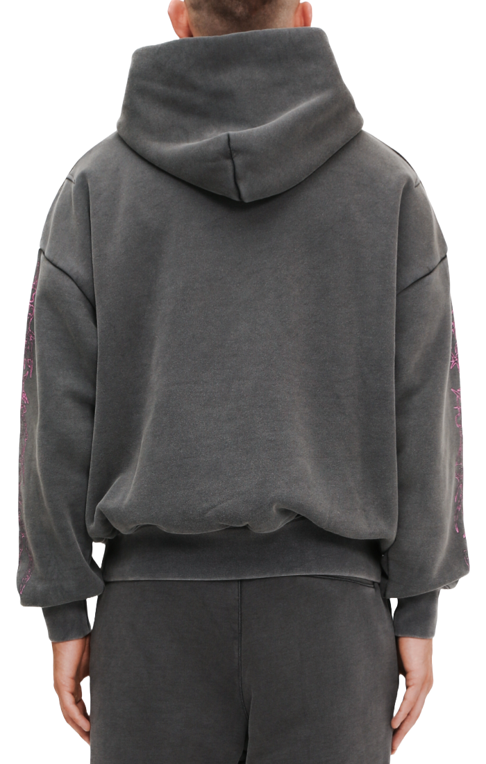 PURPLE- Arched Gothic Hoodie