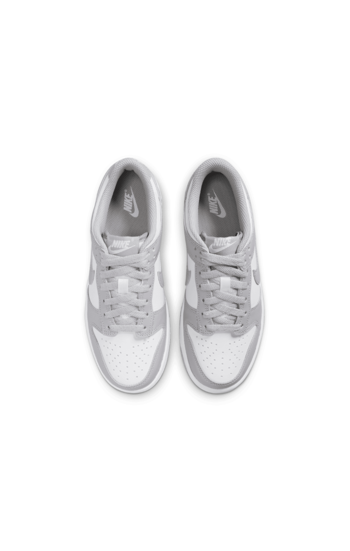 NIKE Dunk Low Youth "White/Smoke Grey"