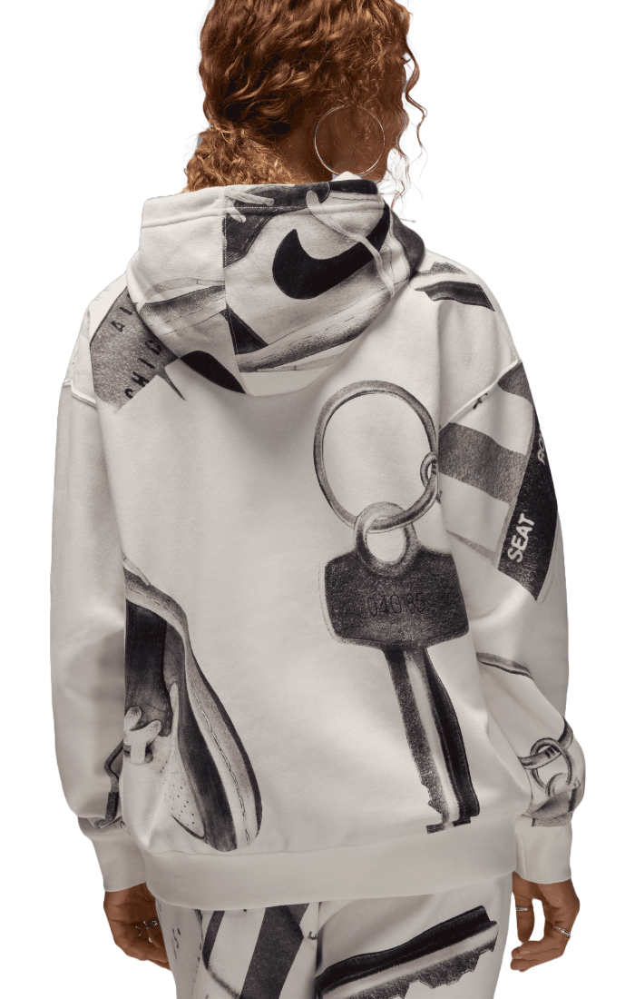 JORDAN Brooklyn Printed Pullover Hoodie