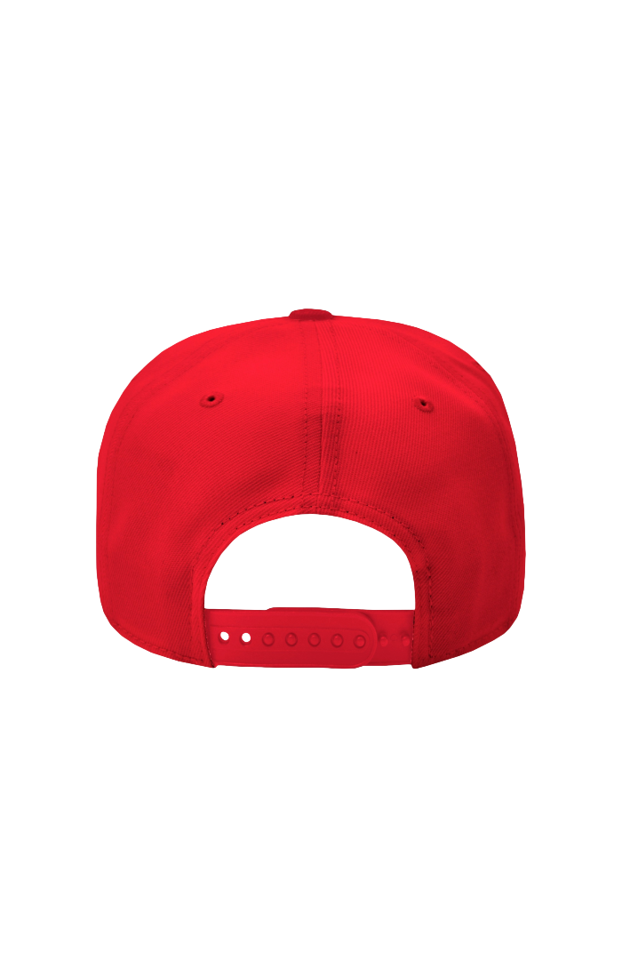 PAPER PLANES- The B-Side Crown 9FORTY A-Frame Snapback Hat (Crimson)