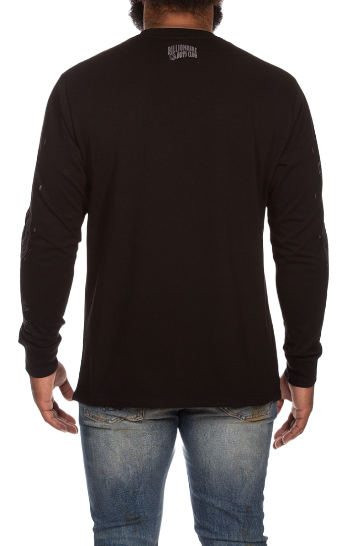BILLIONAIRE BOYS CLUB- Siesta LS Knit (Black)