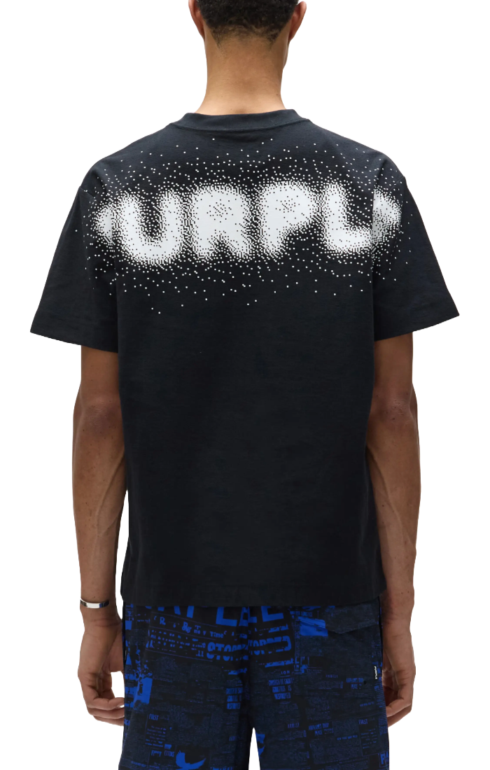 PURPLE Pixelated Tee (Black)