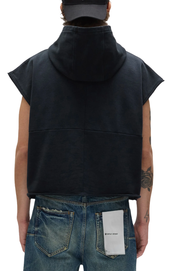 PURPLE Sleeveless Hoodie