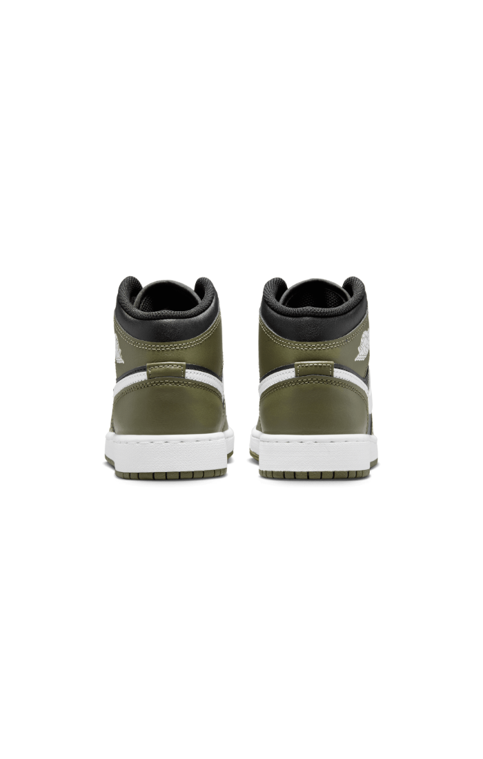 AIR JORDAN 1 Mid Youth "Black/Olive"