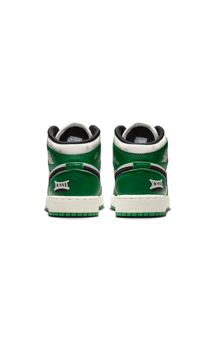 AIR JORDAN 1 Mid SE Youth "Overbranded"
