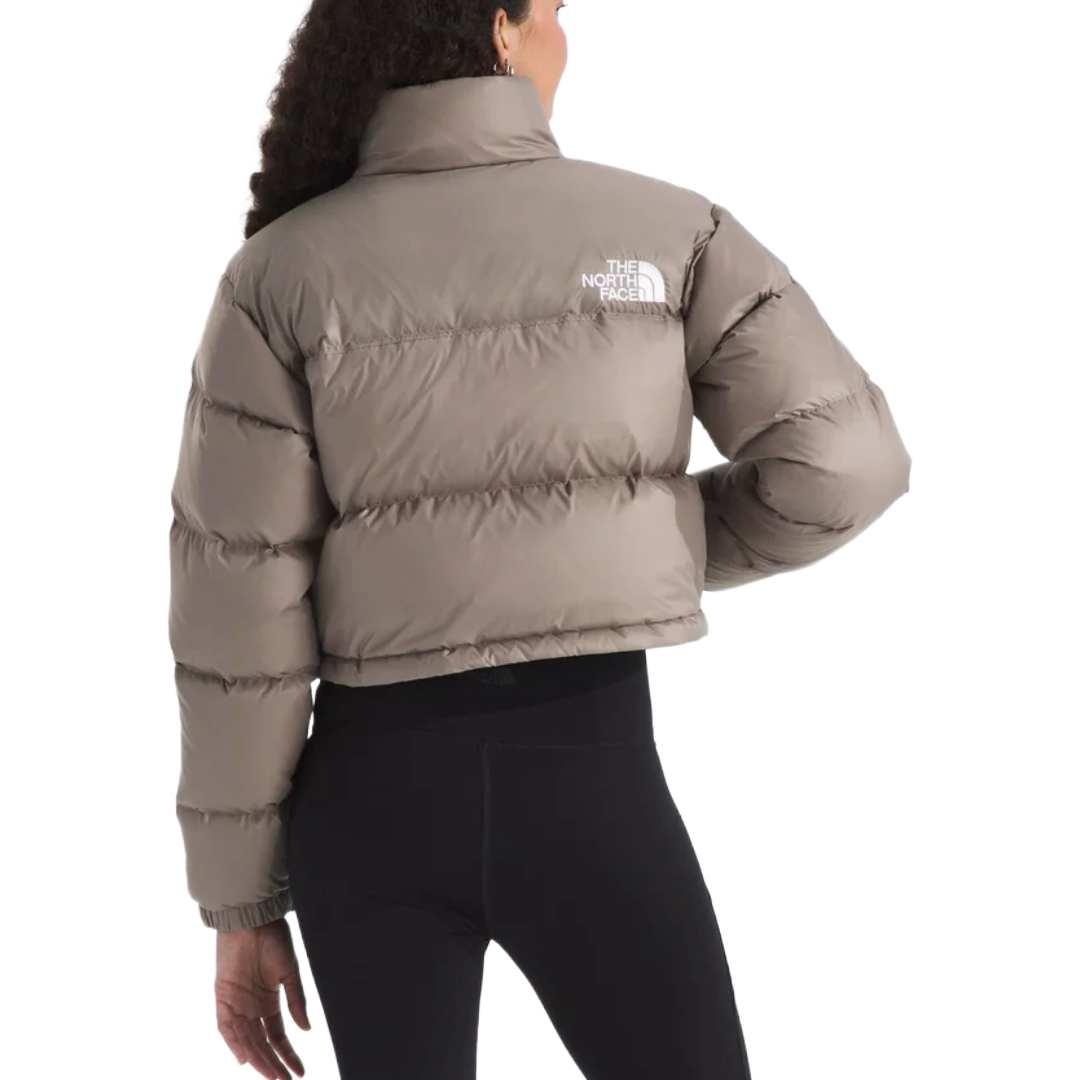 W Nuptse Short Jacket (Mocha Brown)