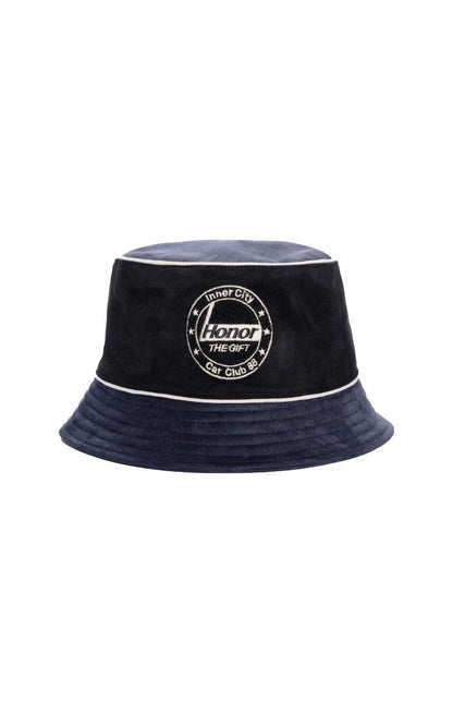 Faux Suede Bomber Bucket