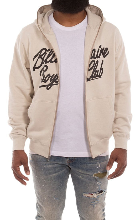 BILLIONAIRE BOYS CLUB- Script Hoodie (Moonstruck)