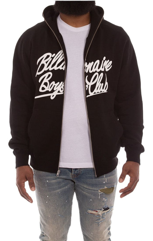 BILLIONAIRE BOYS CLUB- Script Hoodie (Black)