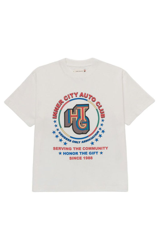 HONOR THE GIFT- Auto Association Tee (White)