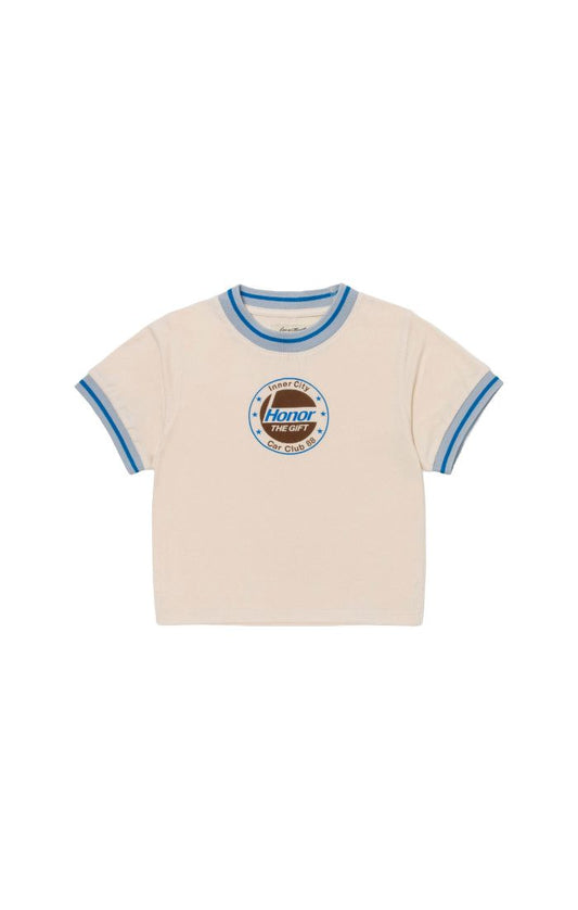 HONOR THE GIFT- Multi Color Ringer Tee (Blue)