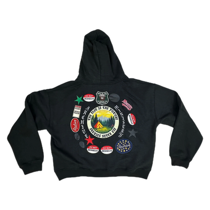 Bear Mountain Camp Studded Double Zip Hood