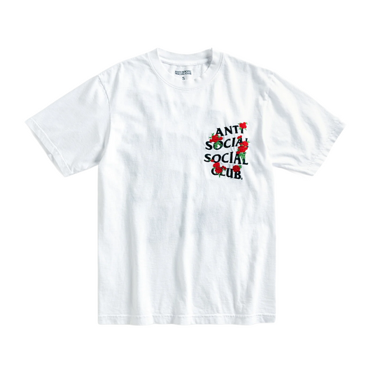 Embroidered Rose KKotch Tee (White)