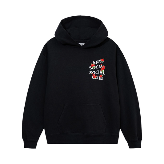 Embroidered Rose KKotch Hoodie (Black)